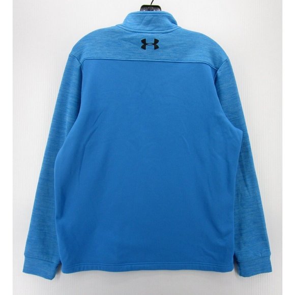 Under Armour Sweatshirt Medium Cold Gear Loose Golf 1/4 Zip Pullover - Picture 6 of 12